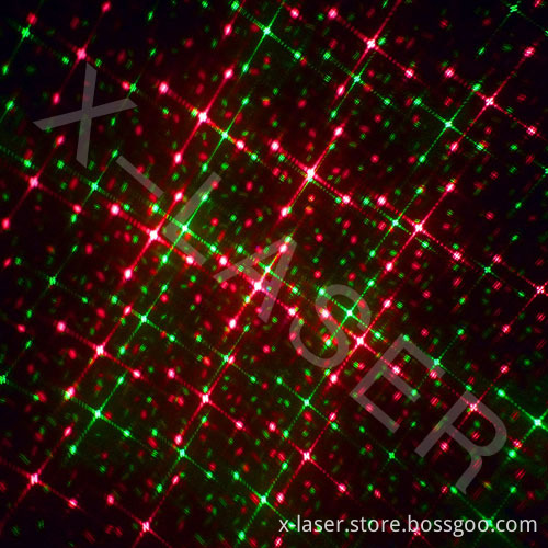 Mini eight Patterns Laser Light